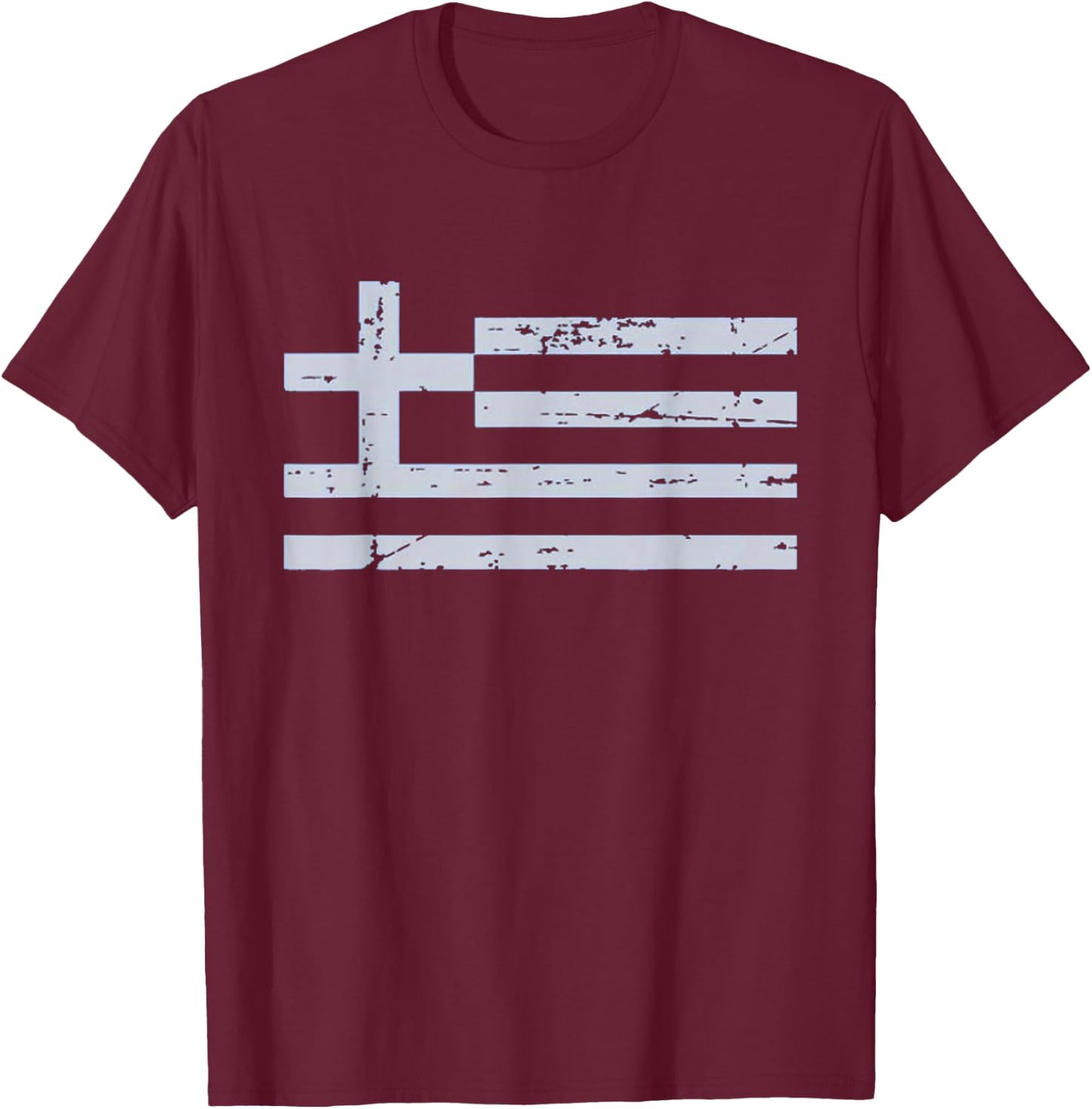 Greek Flag Vintage Greek /Women/Youth/Kids T-Shirt - T-Shirt | Maroon