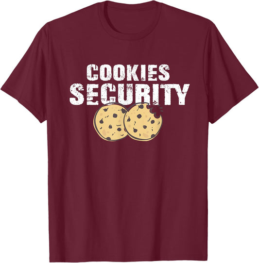 Cookies Security - Scout For Girls T-Shirt - T-Shirt | Maroon