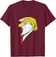 Spirit Animal Donald Trump Eagle Hair T-Shirt - T-Shirt | Maroon