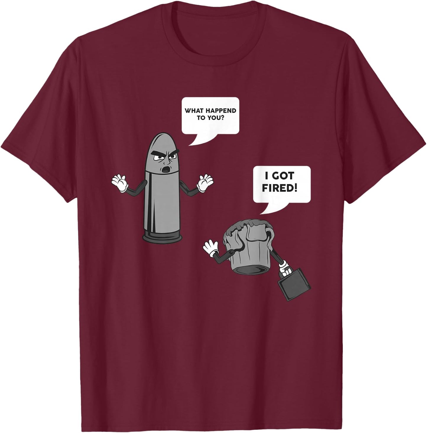 Funny Gun Lover Enthusiast Collector Shooting Men Women Gift Small T-Shirt - T-Shirt | Maroon