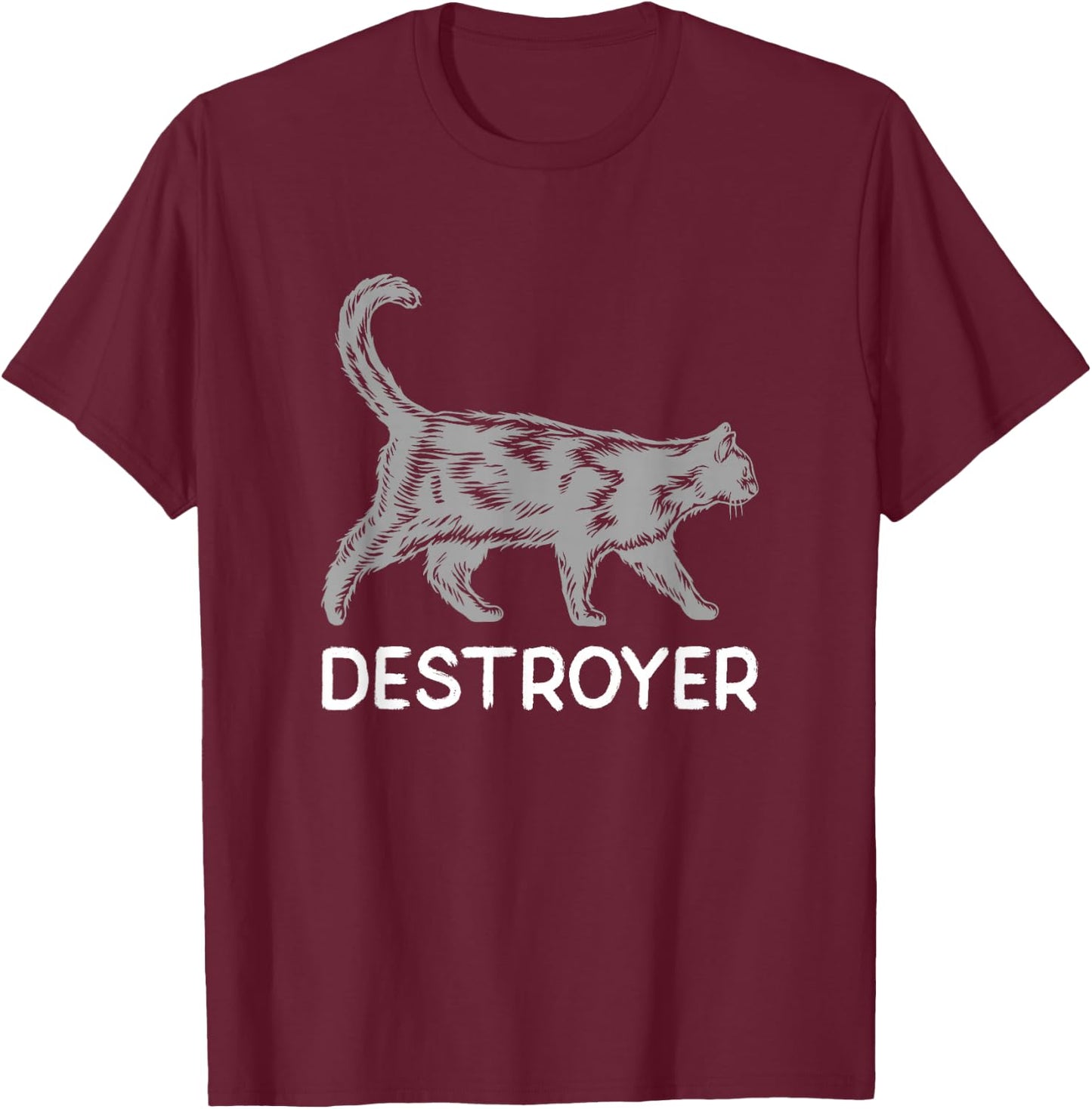 Pussy Destroyer | Dominate Vagina Sex | Well Endowed Man T-Shirt - T-Shirt | Maroon