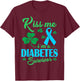 Kiss Me Im Diabetes Survivor St Patrick Day Gift T-Shirt - T-Shirt | Maroon