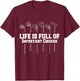 Funny Life Is Full Of Important Choices Golf Funny Golf T-Shirt - T-Shirt | Maroon
