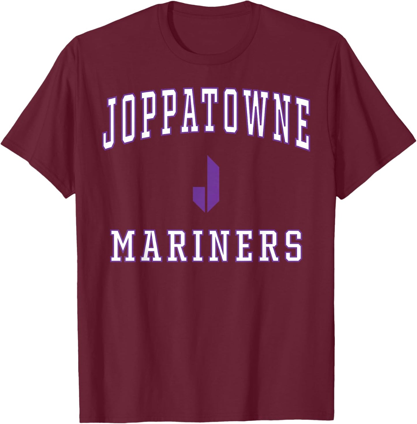 Joppatowne High School Mariners T-Shirt - T-Shirt | Maroon