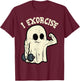 Halloween Gym Ghost I Exorcise Fun Workout Costume Men Women T-Shirt - T-Shirt | Maroon