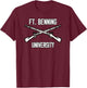 Fort Benning University - Army Infantry for Soldiers T-Shirt - T-Shirt | Maroon