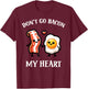 Funny Lunch Lady School Aide Appreciation Graphic T-Shirt - T-Shirt | Maroon