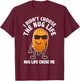 Funny Nugget Lover Gift Nug Life Chicken Nugget T-Shirt - T-Shirt | Maroon