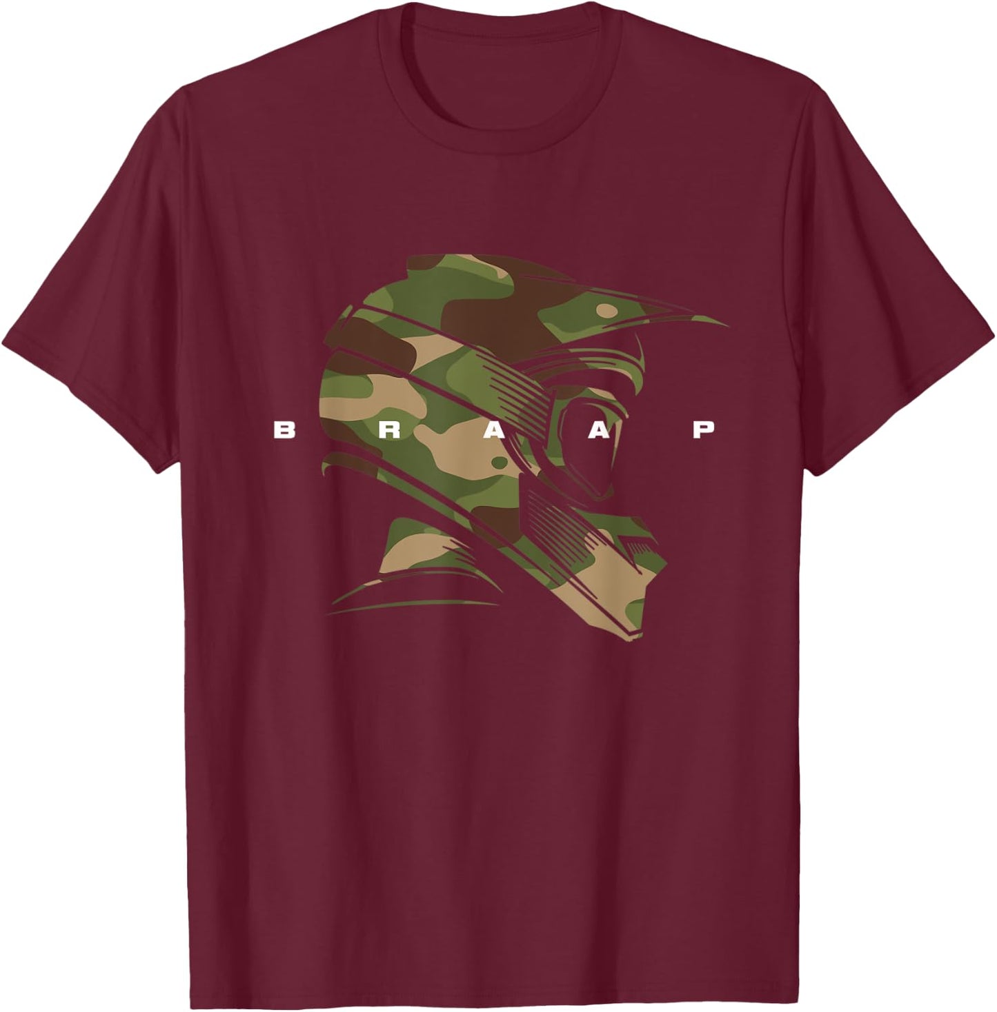 Dirt Bike Motocross Apparel - Dirt Bike Motocross T-Shirt - T-Shirt | Maroon