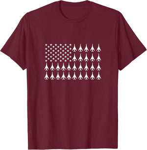 B-1 Lancer Bomber T-Shirt - T-Shirt | Maroon