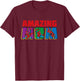 Marvel Spider-Man Amazing Mom Birthday Mother’s Day T-Shirt - T-Shirt | Maroon