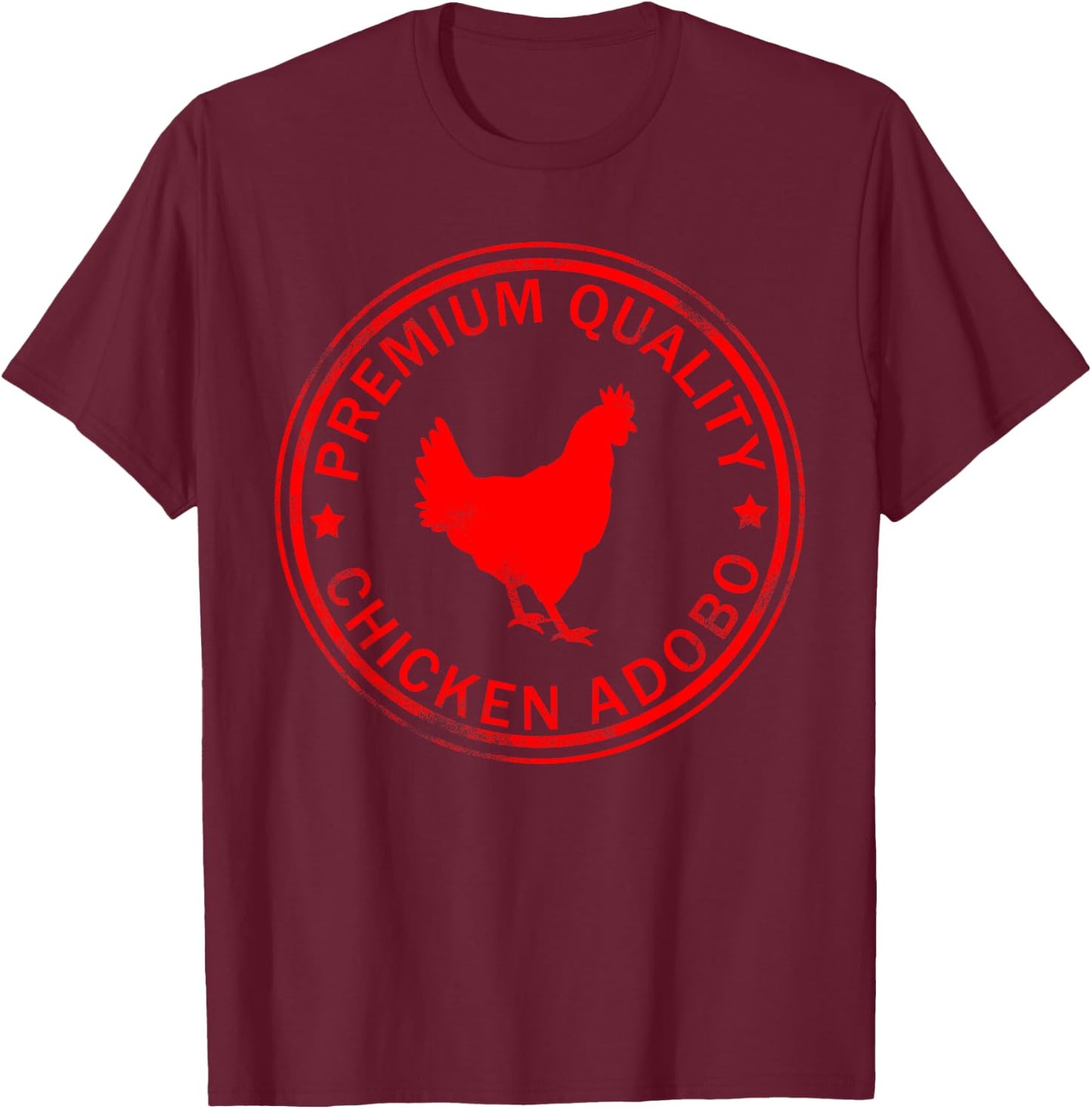 Filipino Shirt Funny Pinoy Chicken Adobo Men Kids T-Shirt - T-Shirt | Maroon