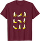 Banana Yoga Gift T-Shirt - T-Shirt | Maroon