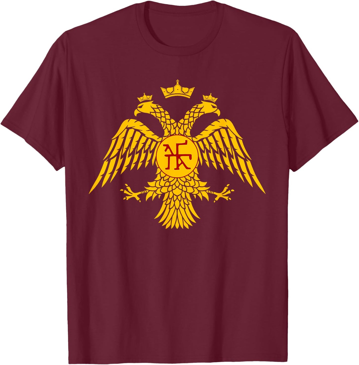 Byzantine Empire (1400s) Palaiologos Dynasty T-Shirt - T-Shirt | Maroon