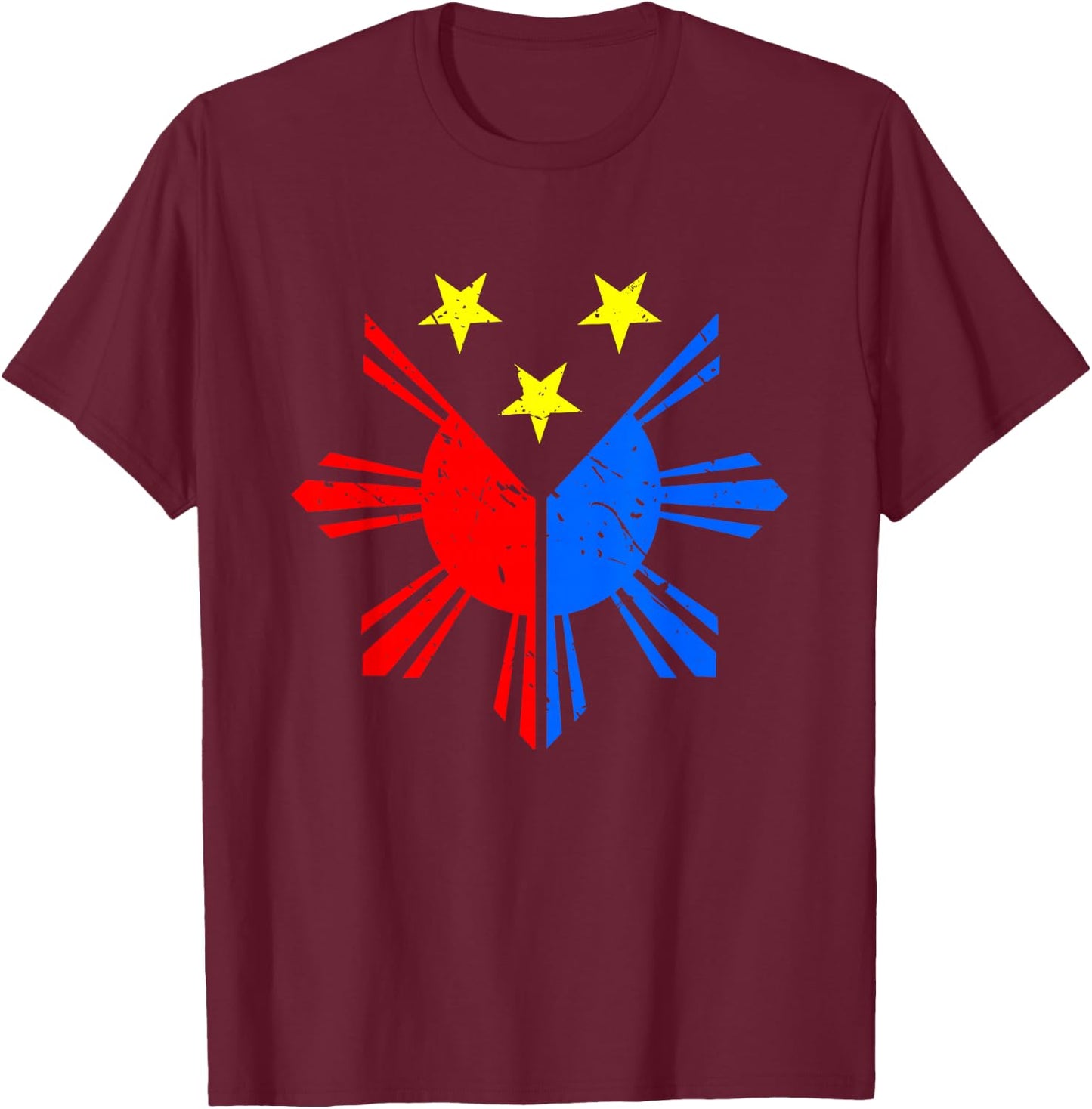 Islands of Felipe Maharlika Filipino Philippines T-Shirt - T-Shirt | Maroon