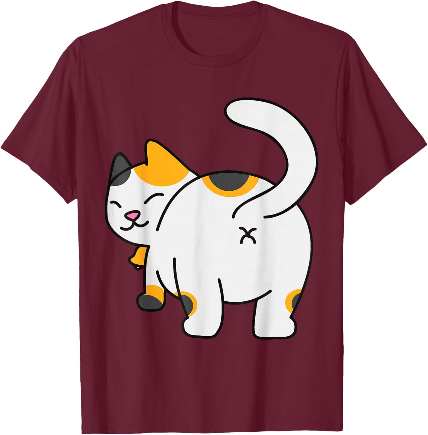 Kitty Butthole - Funny Cat Butt Gift Cat lovers Men Women Girls Kids T-Shirt - T-Shirt | Maroon
