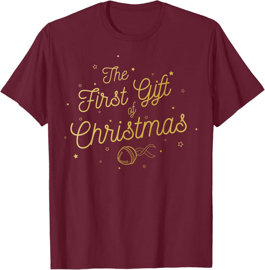 The Polar Express Adult Black Themed-Christmas T-Shirt - T-Shirt | Maroon