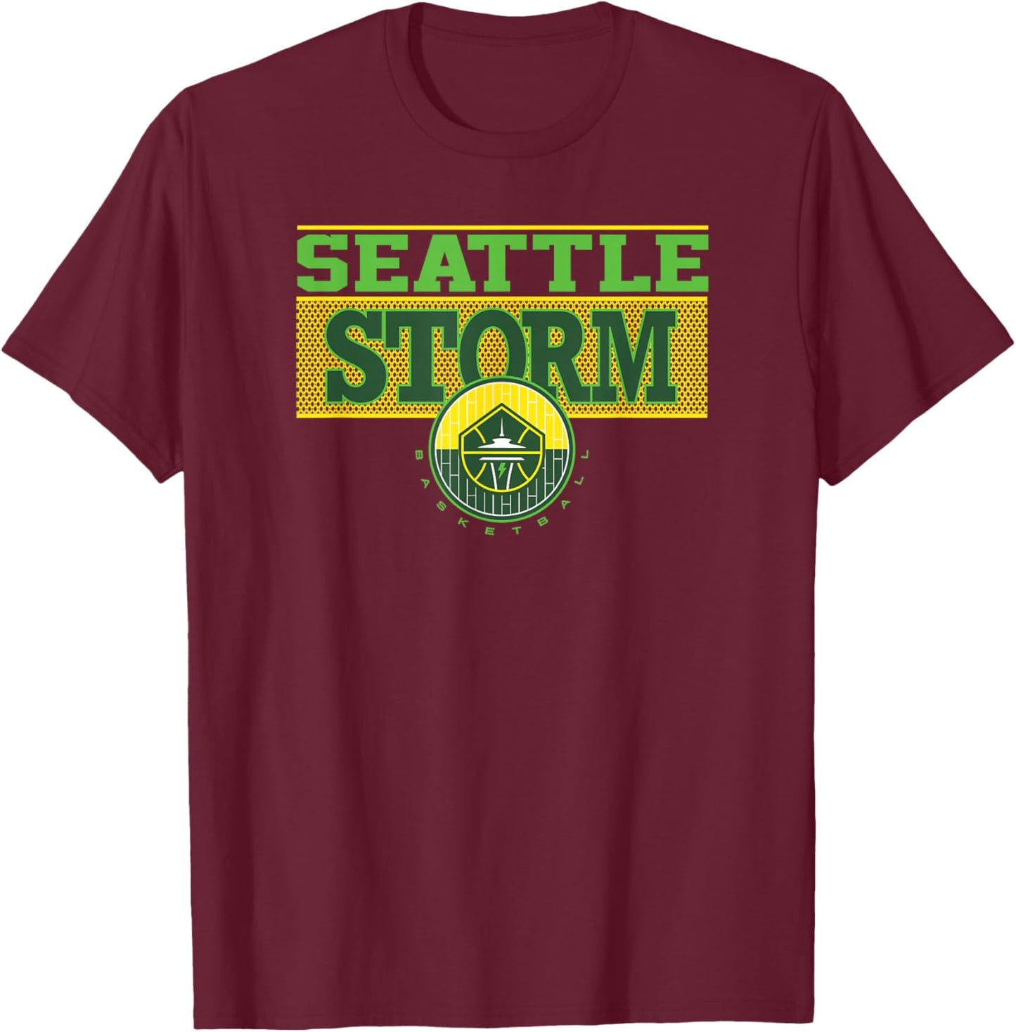 WNBA Seattle Storm Half Court T-Shirt - T-Shirt | Maroon
