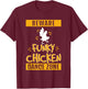 Funny Funky Chicken Dance Zone Chicken Dance Lovers T-Shirt - T-Shirt | Maroon