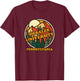 Vintage DeSales University, Pennsylvania Mountain Print T-Shirt - T-Shirt | Maroon