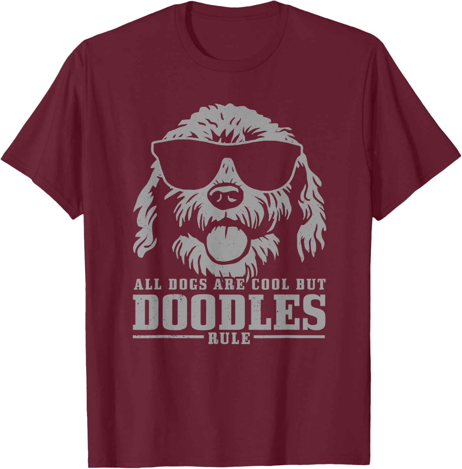 Goldendoodle Labradoodle All Dogs are Cool But Doodle Rule T-Shirt - T-Shirt | Maroon