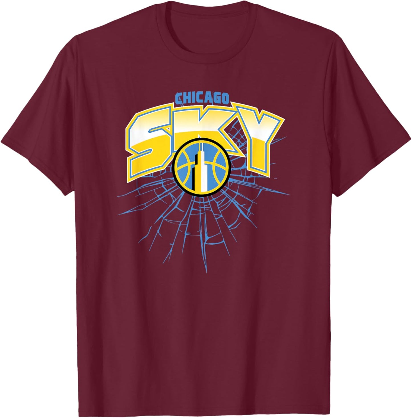 WNBA Chicago Sky Record Breaker T-Shirt - T-Shirt | Maroon