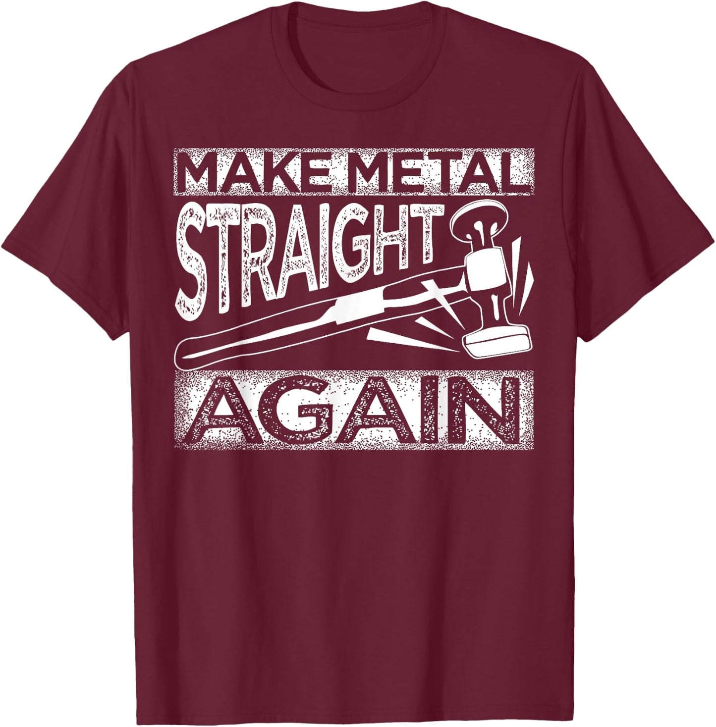 Funny Auto Body Shop Gift Men Grease Car Monkey Technicians T-Shirt - T-Shirt | Maroon