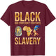 Black Our Story Didnt Start With Slavery Black History Month T-Shirt - T-Shirt | Maroon