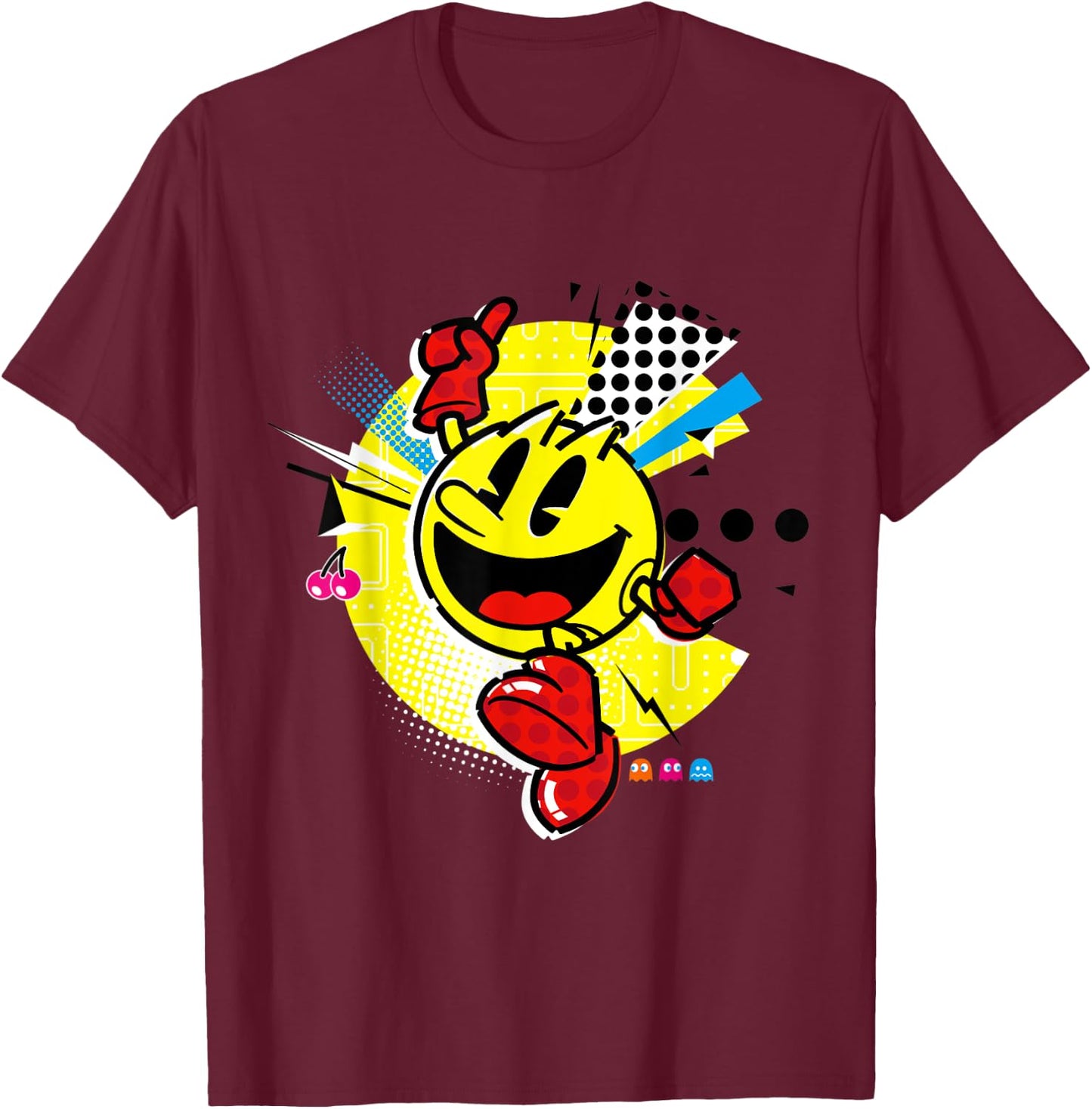 Pac-man T-Shirt - T-Shirt | Maroon