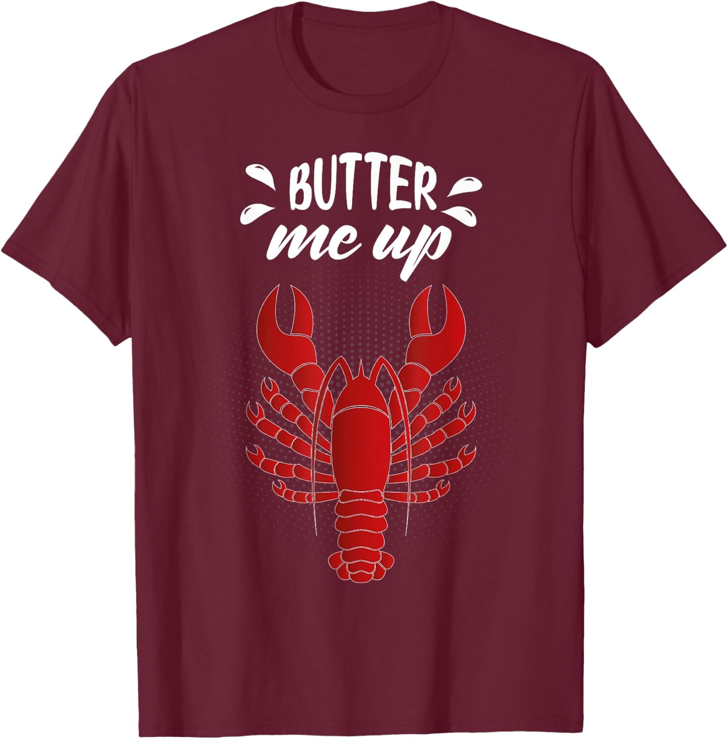 Lobster Shirt Gift Funny Retro Vintage Style Men & Women T-Shirt - T-Shirt | Maroon