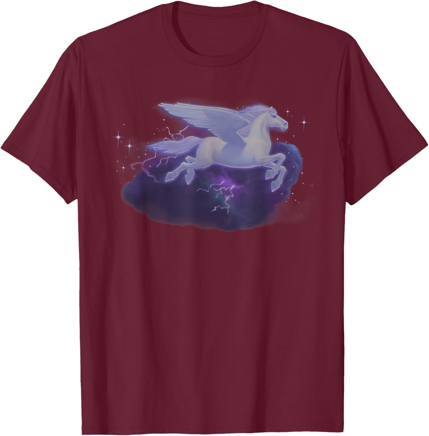 Disney Pixar Onward Guinevere Pegasus Art T-Shirt - T-Shirt | Maroon