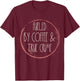 Coffee And True Crime Women Serial Killer Documentary Chill T-Shirt - T-Shirt | Maroon