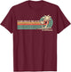Vintage Retro Summer Vacation California Carlsbad Beach T-Shirt - T-Shirt | Maroon