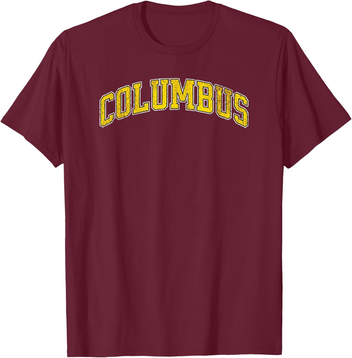 Columbus soccer vintage city T-Shirt - T-Shirt | Maroon