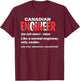 Canadian Engineer National Pride Canada Gift T-Shirt - T-Shirt | Maroon