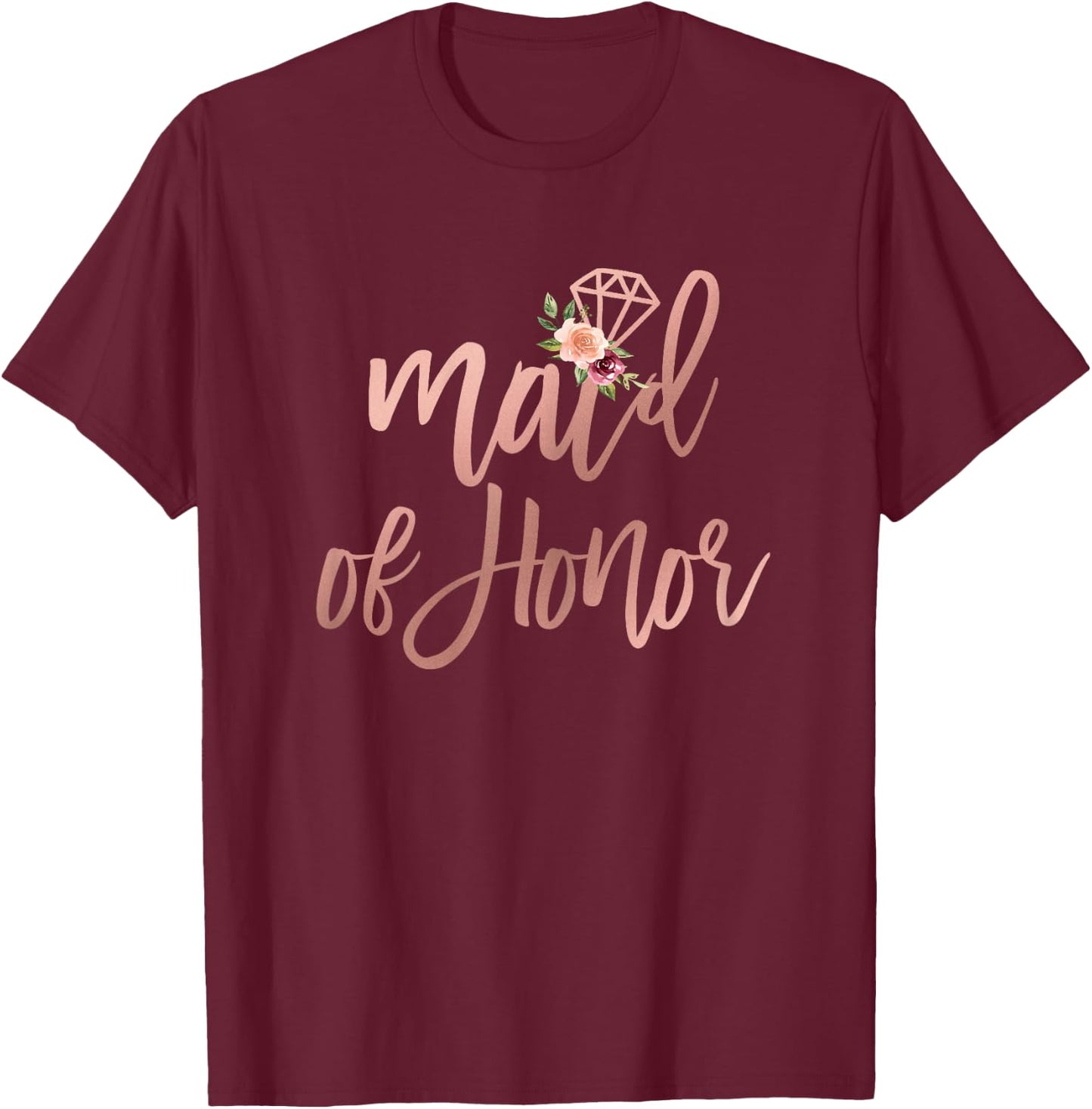 Wedding Shower for Sister from Bride to be Maid of Honor T-Shirt - T-Shirt | Maroon