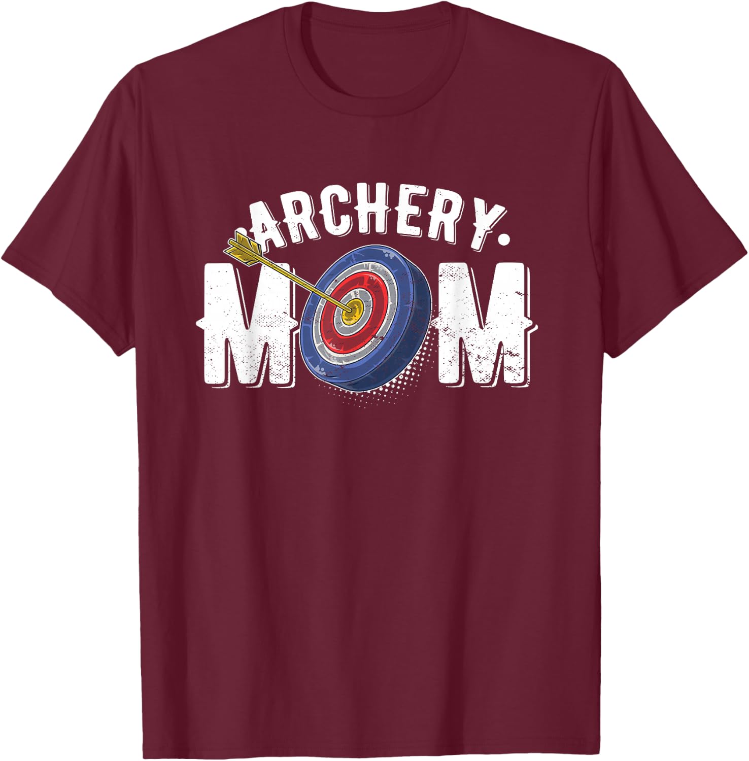 Archery Mom Bow Arrow Shooting Sports Hunter Women T-Shirt - T-Shirt | Maroon