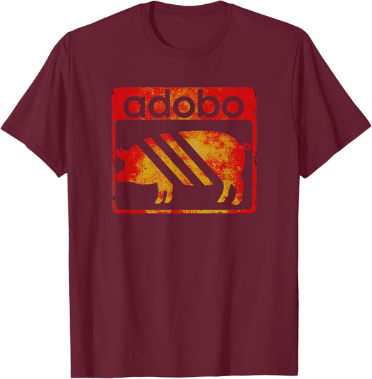 Pinoy - Vintage Pork Adobo T-Shirt - T-Shirt | Maroon