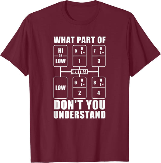 Truck Driver Truck Driver - Truck Driver T-Shirt - T-Shirt | Maroon