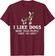 Chinese Crested Powderpuff Dog Gift Puppies Owner Lover T-Shirt - T-Shirt | Maroon