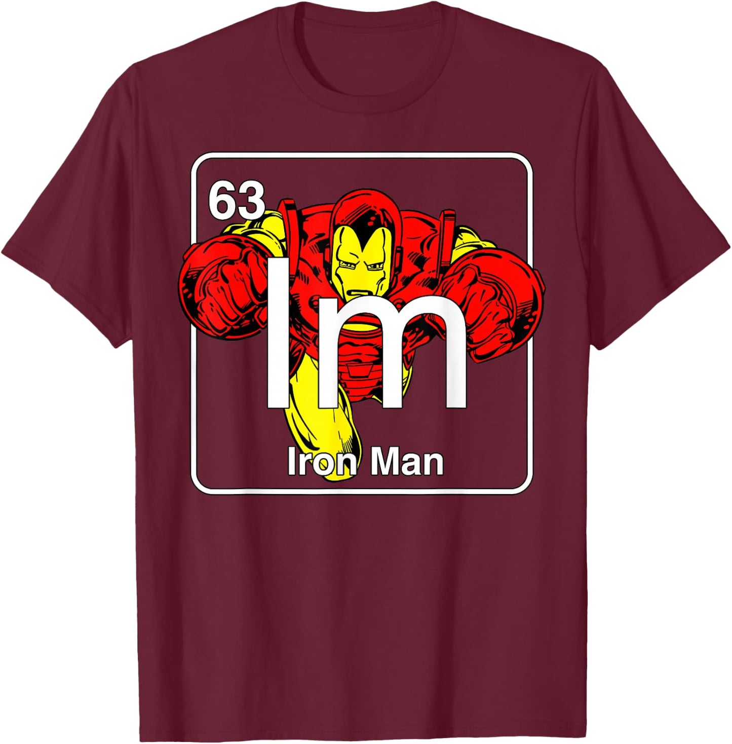 Marvel Avengers Iron Man Element T-Shirt - T-Shirt | Maroon