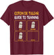 Funny Coton de Tulear Guide to Training Dog Obedience T-Shirt - T-Shirt | Maroon