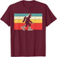 Bigfoot Roller Skater Skating Rollerblades Yeti Sasquatch T-Shirt - T-Shirt | Maroon