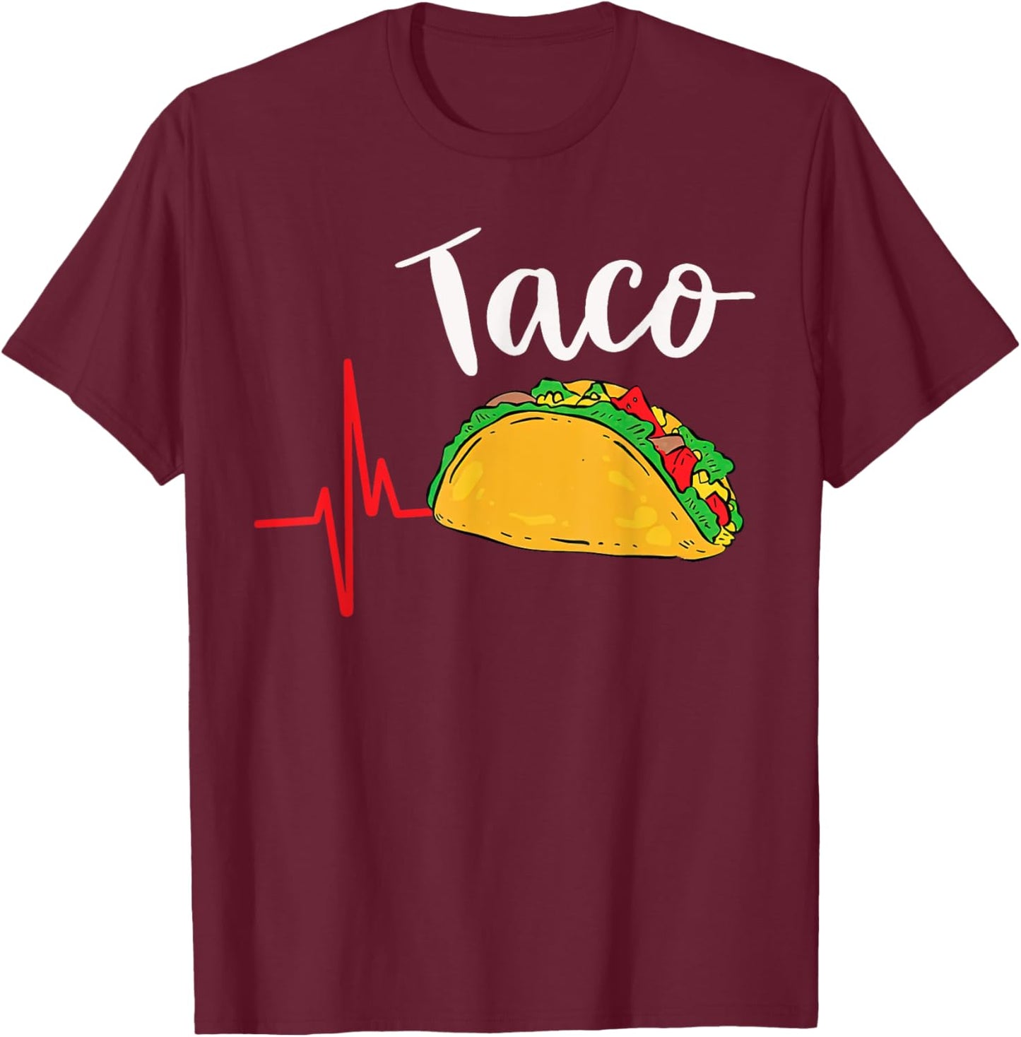 Burrito Taco Taquito Dad Mom Child Baby Matching Family T-Shirt - T-Shirt | Maroon