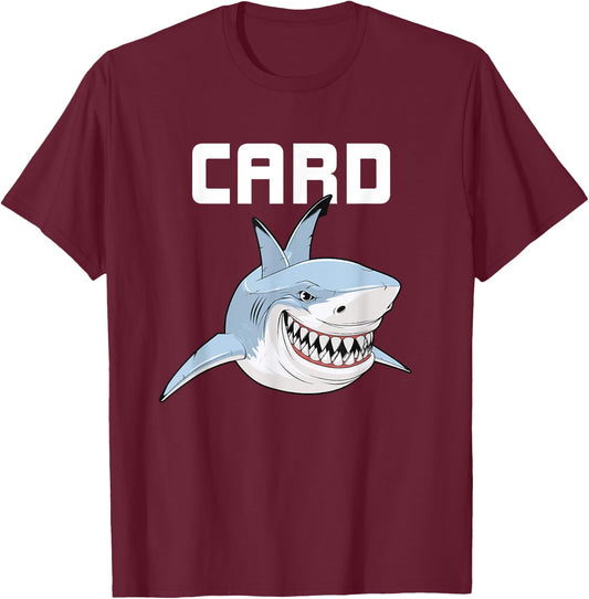 Card Shark Poker Spades Bridge Gambling Card Player Gift T-Shirt - T-Shirt | Maroon