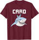 Card Shark Poker Spades Bridge Gambling Card Player Gift T-Shirt - T-Shirt | Maroon