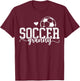 Soccer Granny Grandma Proud Granny Of A Soccer Player Granny T-Shirt - T-Shirt | Maroon