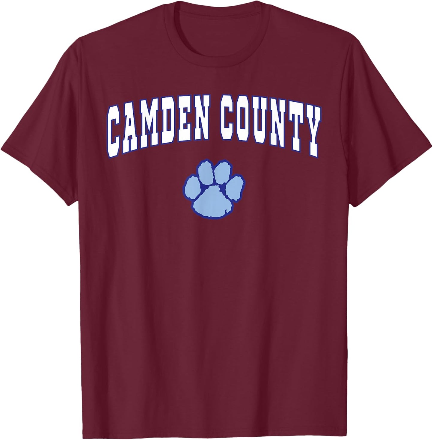 Camden County High School Wildcats T-Shirt - T-Shirt | Maroon