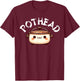 Funny Hot Pot Kawaii Asian Food Chinese Hotpot Soup Humor , Small, Black T-Shirt - T-Shirt | Maroon
