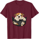 Dog Lovers Gifts Bulldog In Pocket Funny Dog Face T-Shirt - T-Shirt | Maroon